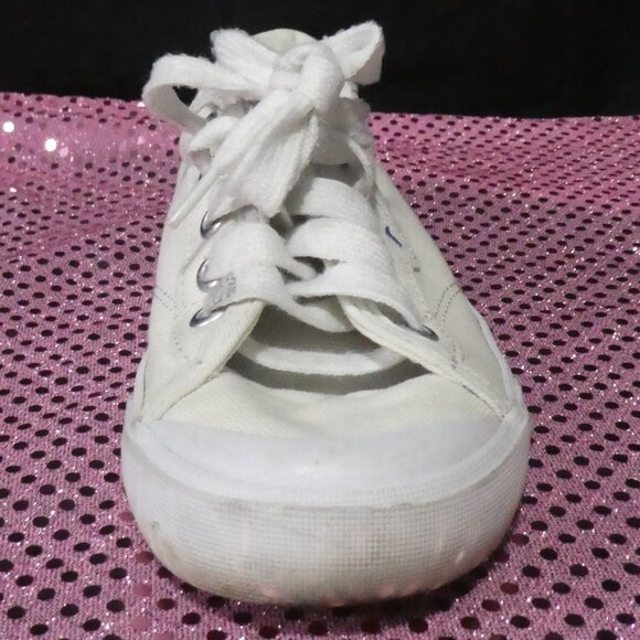 KEDS - Memory Foam Sneakers | 13M | Girls White Crew Kick '75 Shoes - Picture 9 of 15